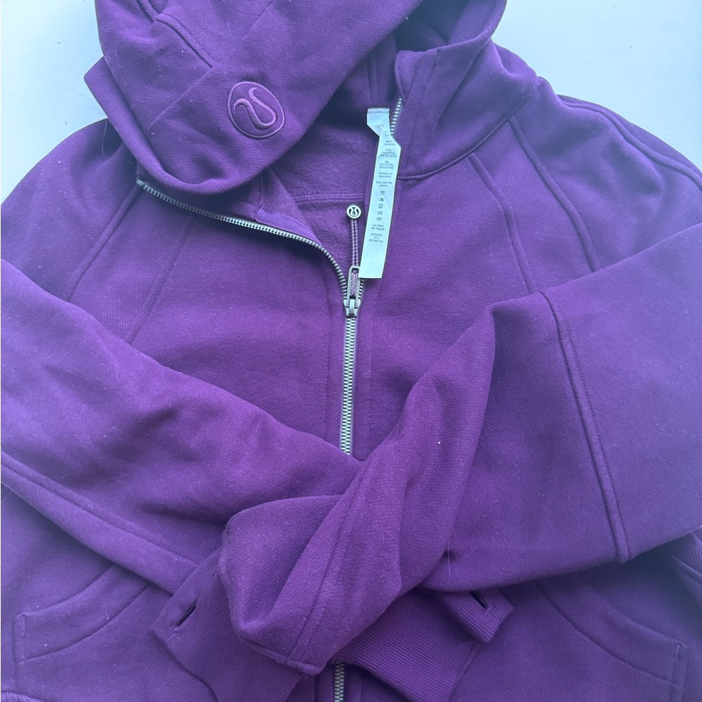 Lululemon Scuba Oversized Full-Zip Hoodie Hoodie dramatic magenta XS/S